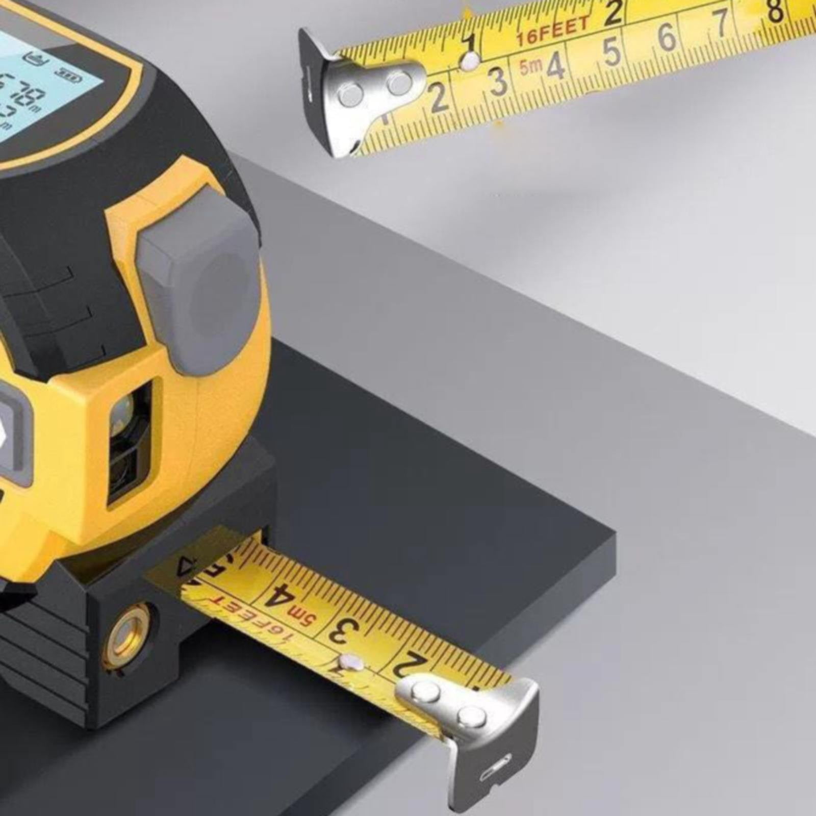 Laser Measuring Tape,Digital Laser Tape Measure,3-In-1 Laser Digital Measuring Tape Ruler，Digital Laser Tape Measure,Lazer Measuring Tool, Ft & Metric Measurement | 135 Ft | 40 M