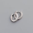 thumbnail image 1 of Pendientes de circonitas de color con microincrustaciones redondas de plata esterlina S925 de 7 mm para mujer de Europa y Estados Unidos, 1 of 6