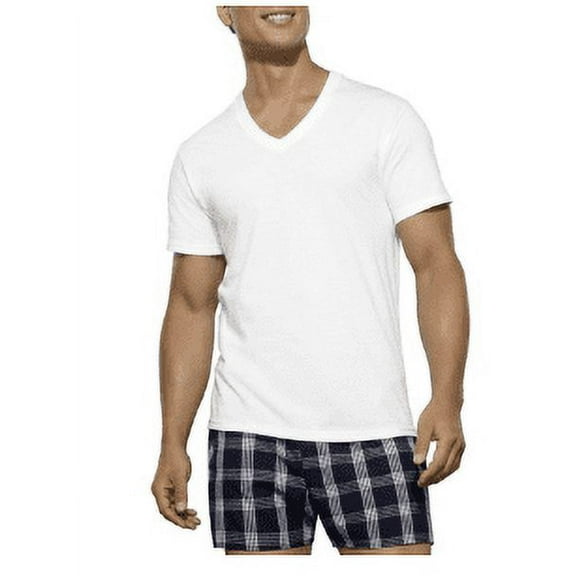Fruit of the Loom Men's V-Neck Undershirts, 6 3 Bonus Pack
