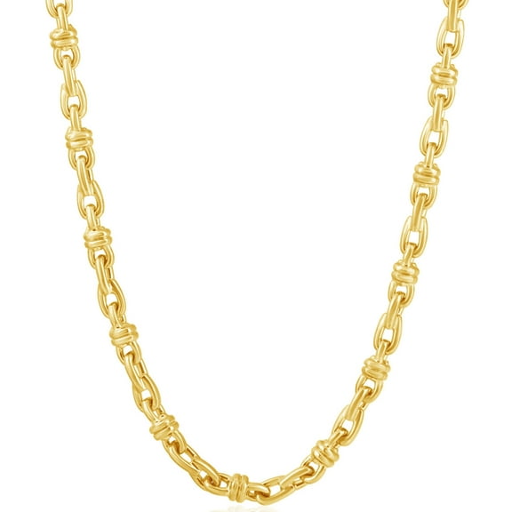 Pompeii Men's 14k Gold (74gram) or Platinum (139gram) 5.5mm Link Chain Necklace 20" (,)