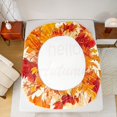 thumbnail image 5 of Homewish Hello Autumn Twin Sheet Sets,Fall Maples Twin Fitted Sheet,Beige Orange 03 For Men Women,Ultra Soft Home Decor,3pcs, 5 of 7