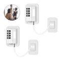 thumbnail image 6 of Fridge Lock with Code, Pack of 4 Fridge Locks, No Drilling, Fridge Locks for Refrigerators, Wine Cooler, Window Drawer, 6 of 9