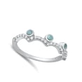 thumbnail image 4 of Elegant Scalloped Tiara Ring .925 Sterling Silver Band Jewelry Female Male Unisex Size 8, 4 of 4