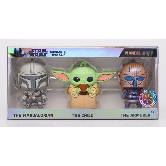 Monogram Mp Mandalorian 3d Foam Bagclip 3pc Set