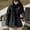 Black, variant on Plus Size Women's 3-in-1 Detachable Hooded Jacket with Removable Fleece Liner – Windproof Water Resistant Outer Shell for Skiing, Snowboarding, Hiking & Cold Weather Travel