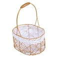 thumbnail image 2 of Cesta de regalo de boda con asa, cesta de pétalos para picnic, dormitorio, despedida de soltera 16cmx22cmx29.5cm, 2 of 9