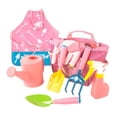 thumbnail image 1 of Juego de herramientas de jardinería para niños Kusrkot 8 piezas con delantal y guantes, 1 of 8
