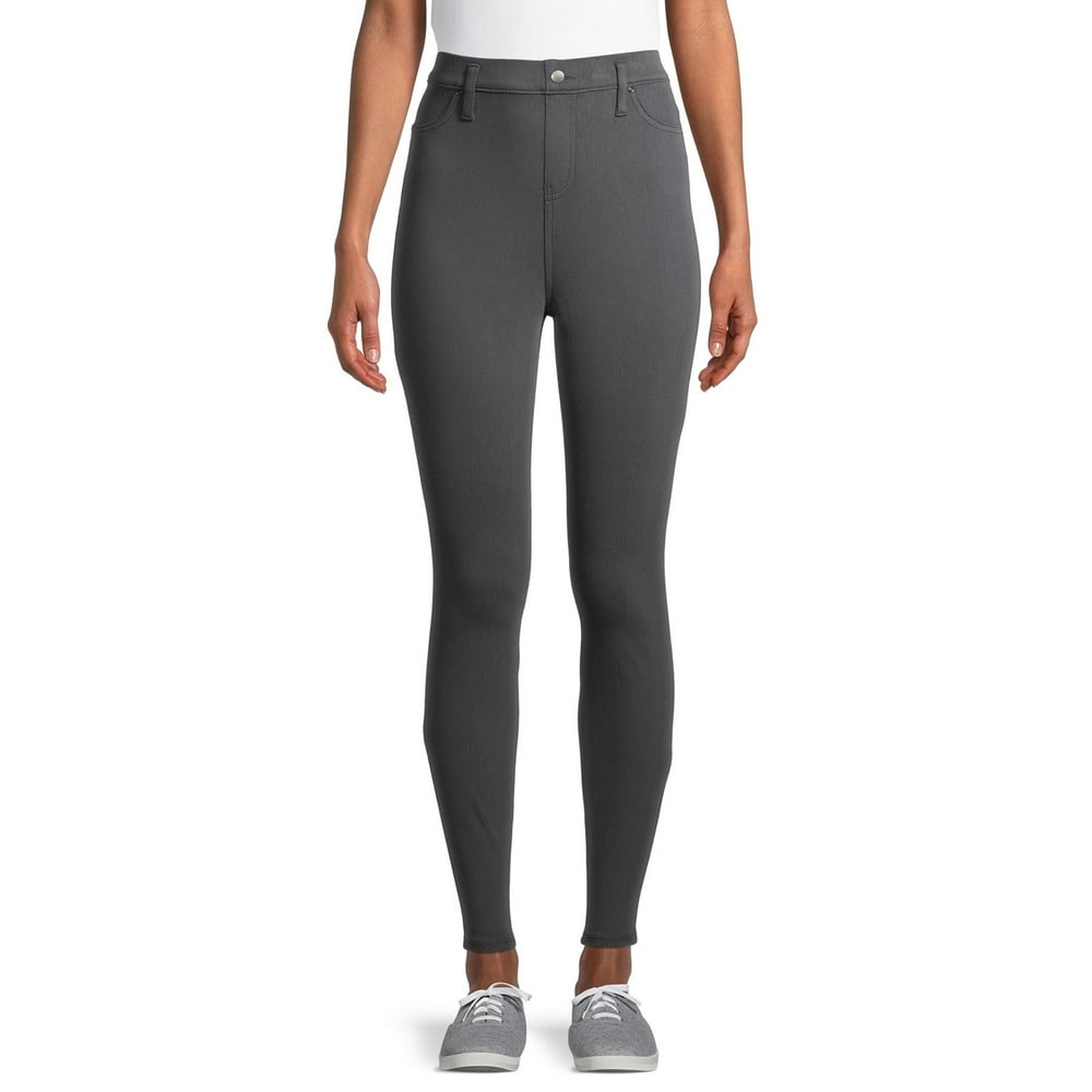 time and tru high waisted jeggings