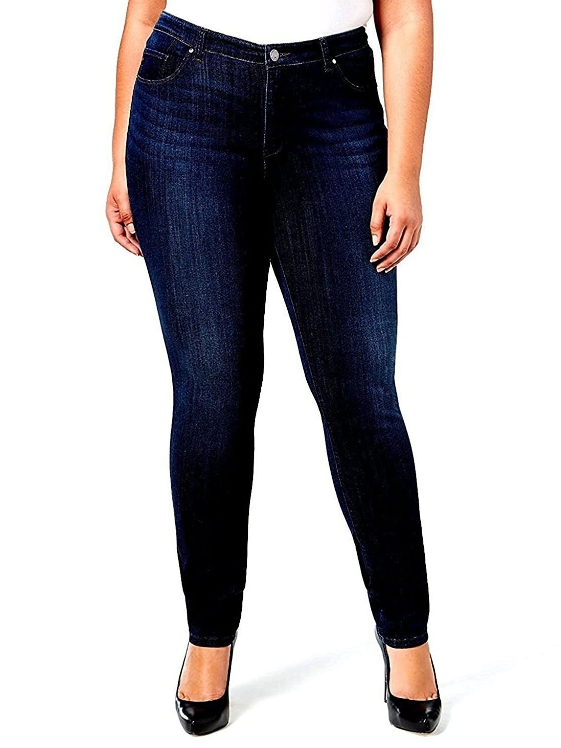 Just My Size Plus Size 4-Pocket Stretch 