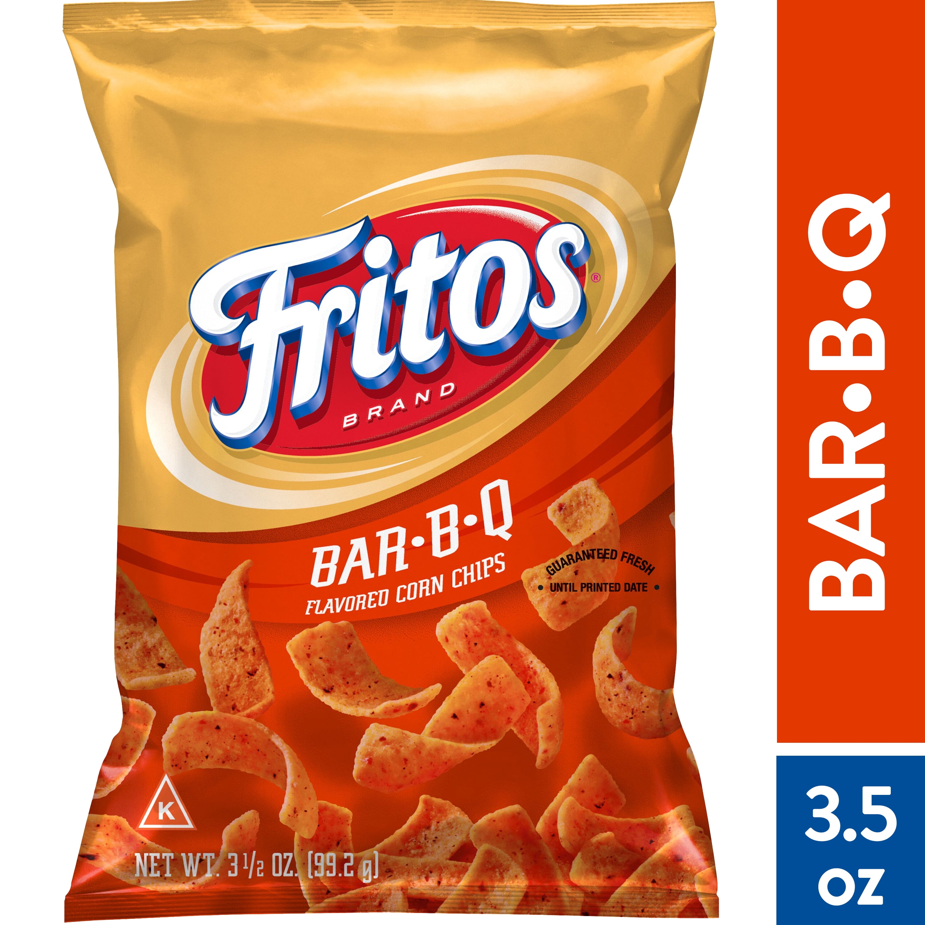 Fritos Flavored Corn Chips BarBQ, 3.5 oz