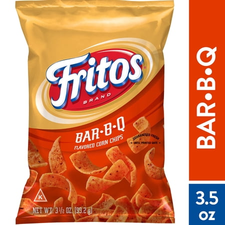 Fritos Flavored Corn Chips BarBQ, 3.5 oz