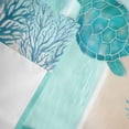 thumbnail image 4 of Window Valance for Kitchen,Ocean Turtle Starfish Coral Rod Pocket Curtain Valances Short Curtains Drapes Panel,Summer Beach Marine Theme Window Treatment Topper for Living Room Bathroom Bedroom Home, 4 of 9