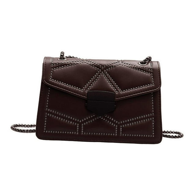 Esquirla Sac à Main Mode pour Femmes Sac à Bandoulière Pochette Enveloppe Sac à Bandoulière Décontracté Sacoche Café