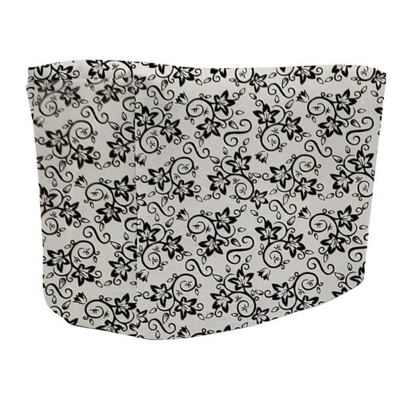 Floral Damask Toaster Cover by Penny's Needful Things (4 Slice, White)