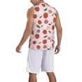 thumbnail image 2 of Sikiie Floral Strawberr Basketball Jersey Reversible Men's Mesh Athletic Sports Shirts Training Practice S-4XL3X-Large, 2 of 6