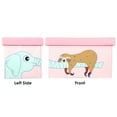 thumbnail image 2 of Otto & Ben Children 20" Sloth and Elephant Toy Wood Storage Chest, Multi-color, 2 of 9