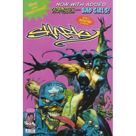 Sharky #3A VF ; Image Comic Book