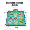 thumbnail image 4 of Tapete de baile Dinosaurio de dibujos animados Tapetes de juegos musicales electrónicos Almohadilla de baile con luces LED Tapete para piso de baile Juego de juguetes Regalos para niños niñas y niños, 4 of 6