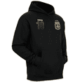 thumbnail image 2 of Icon Sports AFA Messi #10 Pullover Hoodie, Black/Gold, Cotton-Poly, YS-XXL, 2 of 6