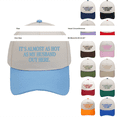thumbnail image 2 of FKMJH Women Funny Embroidered Trucker Hat Color Block Adjustable Mesh Back Baseball Cap Two Tone Snapback Hat for Bachelorette Party Gift Blackish Green,One Size, 2 of 2