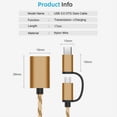thumbnail image 3 of OTG Adapter Cable Type-C Android to Usb 2 in 1 OTG Data Cable for Mobile Phone Tablet, 3 of 8