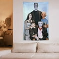 thumbnail image 6 of The Munsters Tapestry Wall Hanging, Elegant Wall Hanging Tapestries Wall Art for Bedroom Decor, Outdoor, Parties 40"x60", 6 of 7