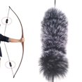 thumbnail image 1 of 2Pcs Rabbit Hair Bow String Stabilizer Silencer Damper High Performance Archery Hunting Vibration Dampener Accessories 20x1.5cm, 1 of 5