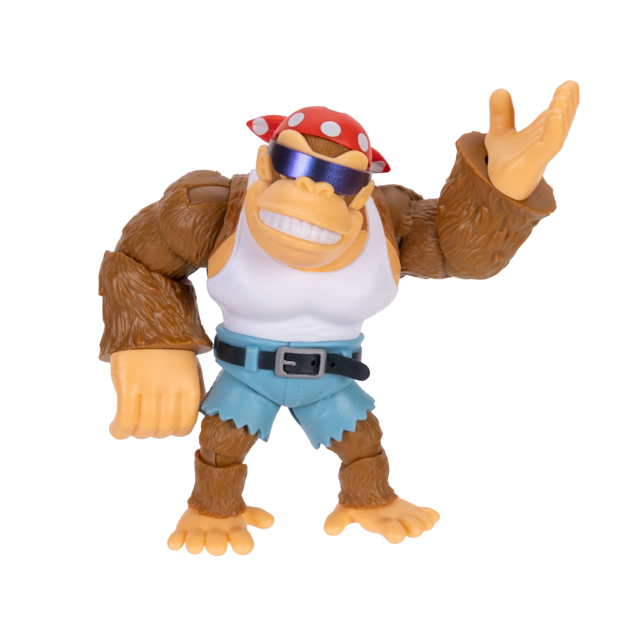 Nintendo 4 inch Funky Kong Action Figure with Banana Coin Accessory