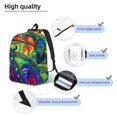 thumbnail image 5 of Balery Pride Rainbow Vintage Canvas Backpack for Men and Women - Large Capacity, Durable Travel Laptop Bag for School, Work, Hiking, and Outdoor Activities, 5 of 7
