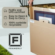 Framerly - ATSU Tassel Diploma Frame In Black Moulding