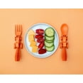 thumbnail image 2 of Constructive Eating Tractor Toddler Utensils BPA Free, Dishwasher Safe - 4 Pcs (Green and Orange), 2 of 12