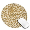 thumbnail image 2 of Disketp Gold Drops Small Mouse Pad 7.9x7.9 Inches,Washable Round Mousepad For Office Laptop Computer,Non-Slip Rubber Base Mouse Pads For Wireless Mouse, 2 of 9