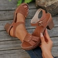 thumbnail image 2 of VEKDONE Women's Orthopedic Sandals Fashion Women Casual Round Head Comfy Sandals Beach Casual Sandals Shoes, 2 of 9