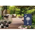 thumbnail image 5 of South Carolina Small Garden Flag Vertical Double Sided 12.5 x 18 Inch American State of South Carolina Flag in Flat Blue Farmhouse Burlap Yard Outdoor Decor, 5 of 6