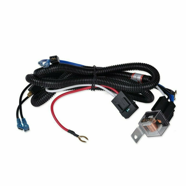 Kenally Juego de relés de arnés de cableado de altavoz de plástico para coche, cable de cobre desmontable portátil, relés de montaje de Cámaras de salpicadero de coche