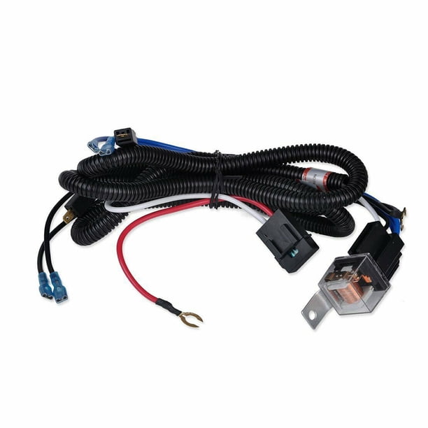 Kenally Kit de relé de arnés de cableado de altavoz de coche de plástico portátil 170CM modificación Universal relés de camiones automotrices de Cámaras de salpicadero de coche Kenally VI016627-00B