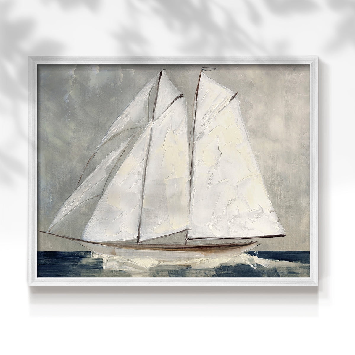 Setting Sail by Sally Swatland - Restickable Framed Giclée Print