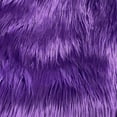 thumbnail image 4 of Purple Solid Shaggy Long Hair Pile Faux Fur, 4 of 4