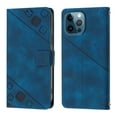 thumbnail image 2 of Compatible with iPhone 12 Pro Max Classic Embossed PU Leather Case with Card Holder Shockproof Cover, 2 of 5