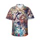 thumbnail image 1 of Fotbe Vibrant Leopard In Flowers Camisa Hawaiana para Hombre Unisex – Camisa Casual de Verano con Botones de Manga Corta de Algodón y Lino,Medium, 1 of 7