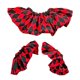 thumbnail image 5 of Conjunto de puños de cuello de payaso, fácil de usar, accesorio fotográfico para fiesta, disfraz de Halloween para festival Cuadrículas negras y rojas, 5 of 8