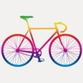thumbnail image 2 of CafePress - Road Bike Rainbow - White Shot Glass, Unique and Funny Shot Glass, 2 of 2