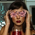thumbnail image 4 of unbranded Gafas Peludas Rosa Vintage Para Fiesta Disfraz Mascarada Accesorios, 4 of 7