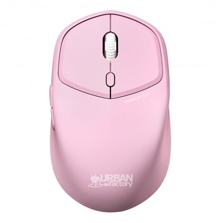 Urban Factory ONLEE COLOR Wireless 1600 DPI Ambidextrous Mouse 6 Buttons Bluetooth (Light Pink) OBM03UF