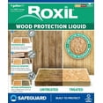 thumbnail image 4 of Roxil Wood Waterproofing Liquid (1 Gallon Clear) 10-Year Outdoor Wood Sealer & Preserver, 4 of 8