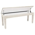 thumbnail image 2 of Signature Design by Ashley Skempton Farmhouse Storage Bench, White & Light Brown, 2 of 2