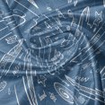 thumbnail image 5 of Ambesonne Surfboard Valance Pack of 2, Ocean Waves Doodle, 54"X18", Blue White, 5 of 5