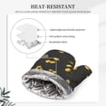 thumbnail image 5 of Disketp Bumblebee Oven Mitts And Potholders Bbq Gloves-Oven Mitts And Pot Holders With Recycled Infill Silicone Non-Slip Cooking Gloves For Cooking Baking Grilling, 5 of 9