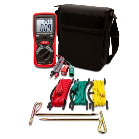 Triplett EG480 Earth Ground Resistance Tester with Certificate of Calibration to NIST