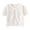White, variant on Toddler Girls Short Sleeve Knit Cardigan, Heart Pattern Sweater Shrug